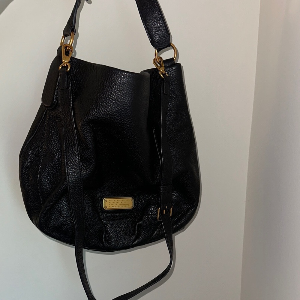 Marc Jacobs Black Leather Shoulder Bag